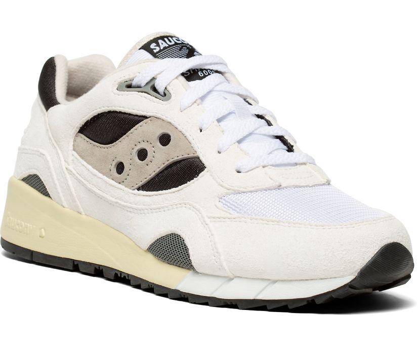 Women's Saucony Shadow 6000 Originals White / Black / Grey | Singapore 065DFMN